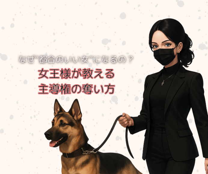 あなた、なぜ“都合のいい女”になるの？女王様が教える主導権の奪い方