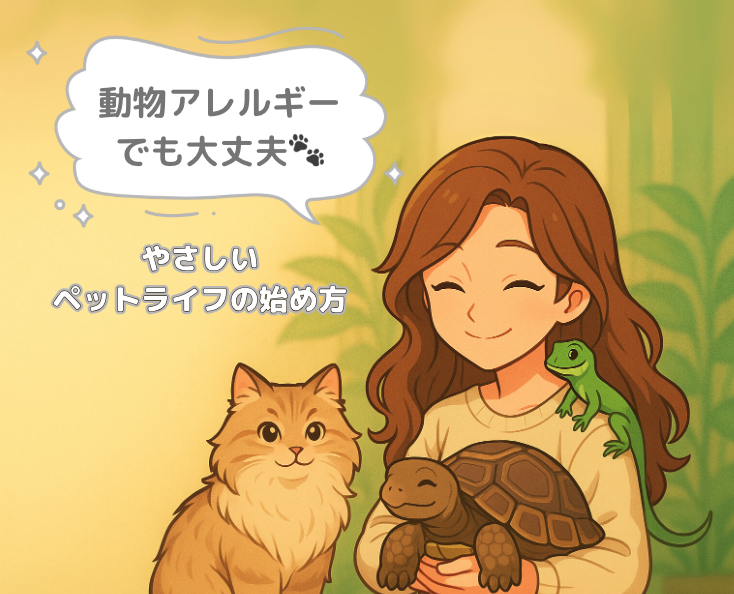 動物アレルギーでも大丈夫🐾やさしいペットライフの始め方
