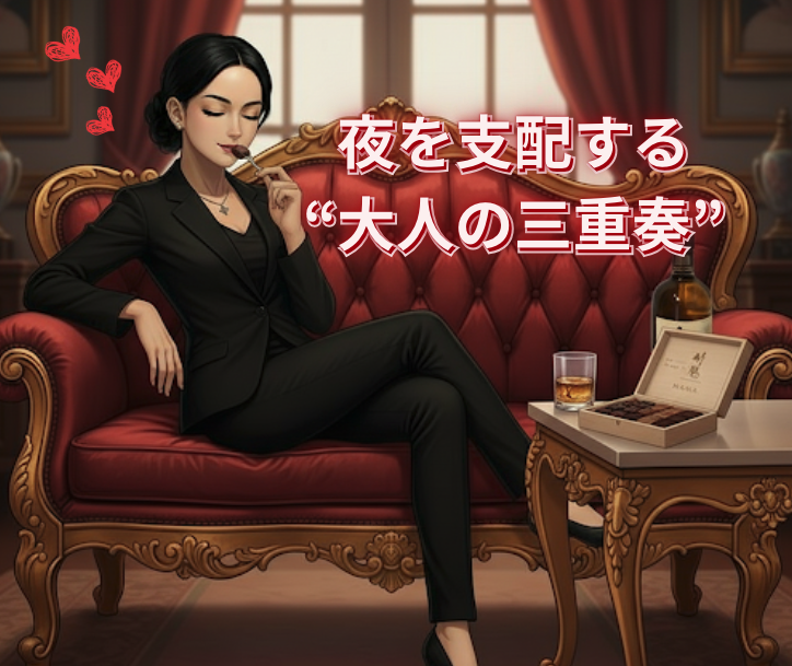 Lady Jが指南する──夜を支配する“大人の三重奏”