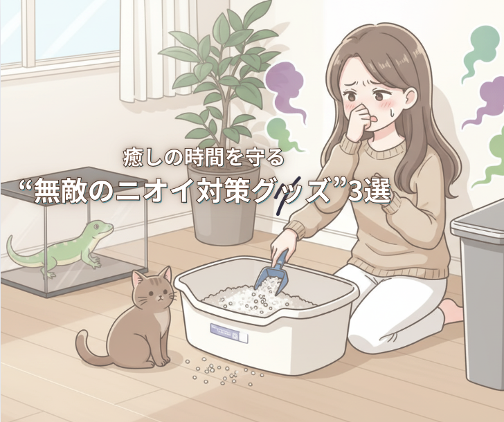 癒しの時間を守る“無敵のニオイ対策グッズ”3選