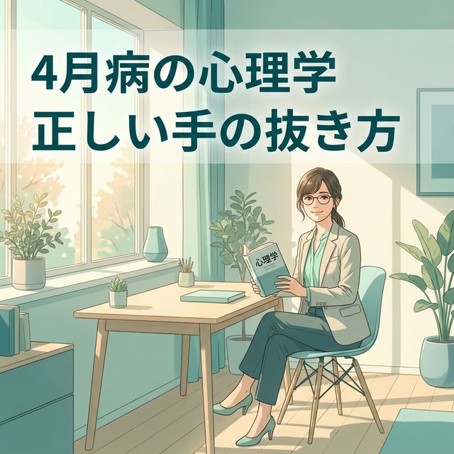 気付かないうちに限界？心理学から見る「4月病」を乗り越える正しい手の抜き方