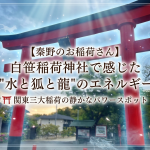 【秦野のお稲荷さん】 白笹稲荷神社で感じた "水と狐と龍"のエネルギー　⛩ 関東三大稲荷の静かなパワースポット